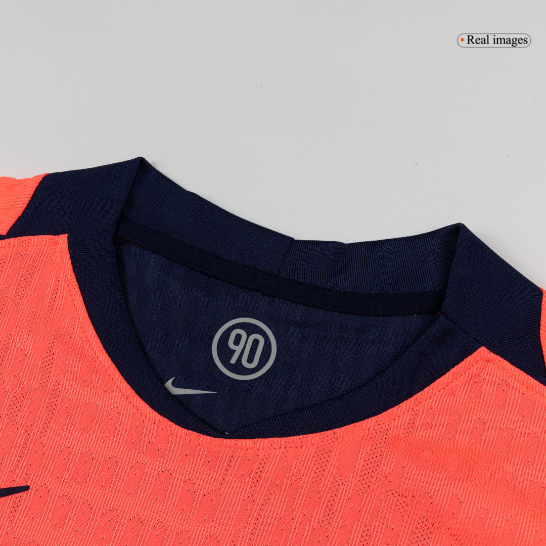 Camiseta de fútbol GAVI #6 Auténtica del Barcelona, ​​tercera equipación de visitante, naranja 25/26 - UCL