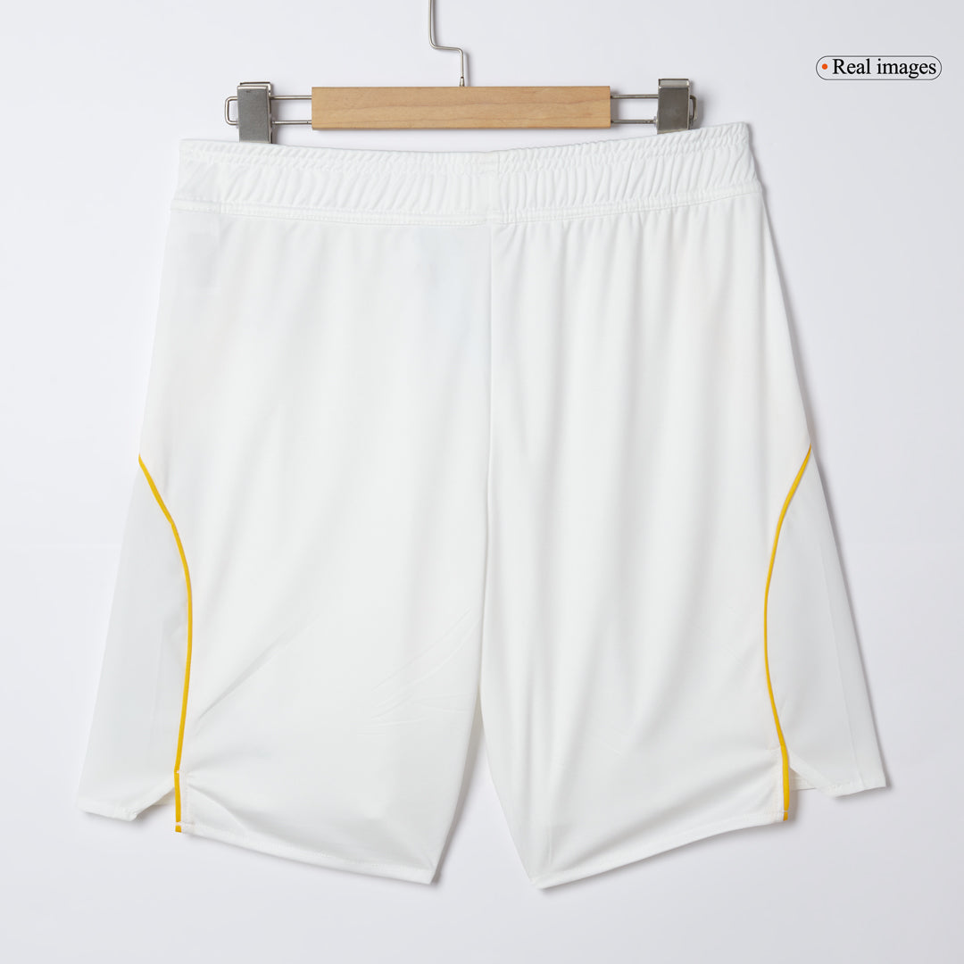 Pantalón corto de fútbol local del Real Madrid auténtico 2025/26