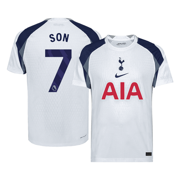 Tottenham Hotspur SON #7 Home Soccer Jersey Authentic 2025/26 - Football Shirt | SmartJerseys | Official Quality