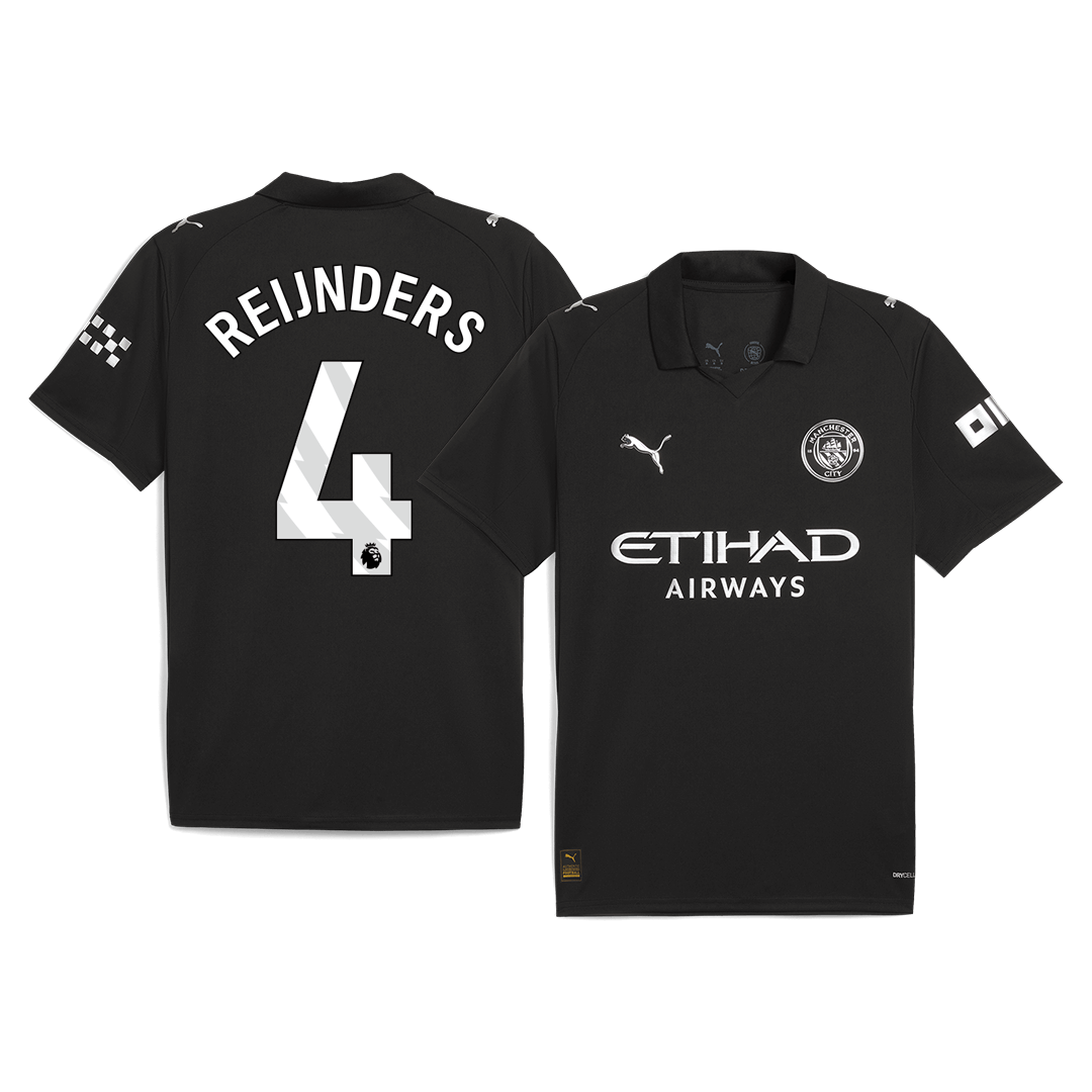 Manchester City REIJNDERS #4 Away Soccer Jersey 2025/26 - Football Shirt | SmartJerseys | Official Quality