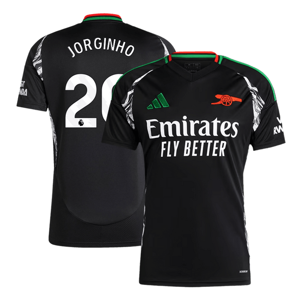 Arsenal JORGINHO #20 Away Soccer Jersey 2024/25 - Football Shirt | SmartJerseys | Official Quality