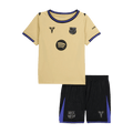 Kid's Barcelona Away Soccer Jersey Kit(Jersey+Shorts) 2025/26 Yellow - Football Shirt | SmartJerseys | Official Quality