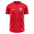 Camiseta de fútbol de la tercera equipación de Cabo Verde 2025, roja