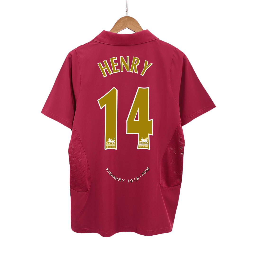 Arsenal HENRY #14 Home Soccer Jersey Retro 2005/06 - Football Shirt | SmartJerseys | Official Quality