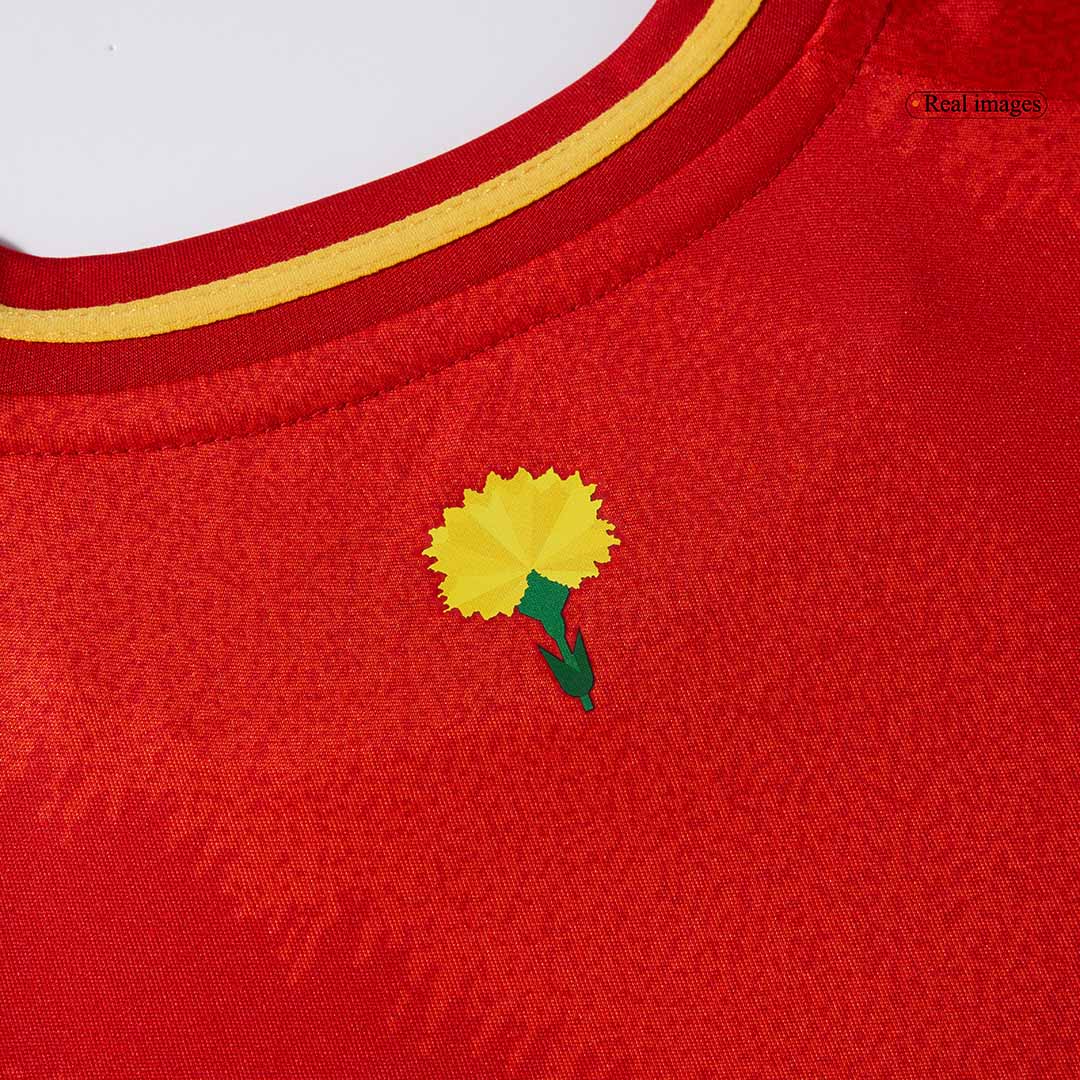 Camiseta local de España para la Eurocopa 2024 para niños (camiseta, pantalón corto y medias)