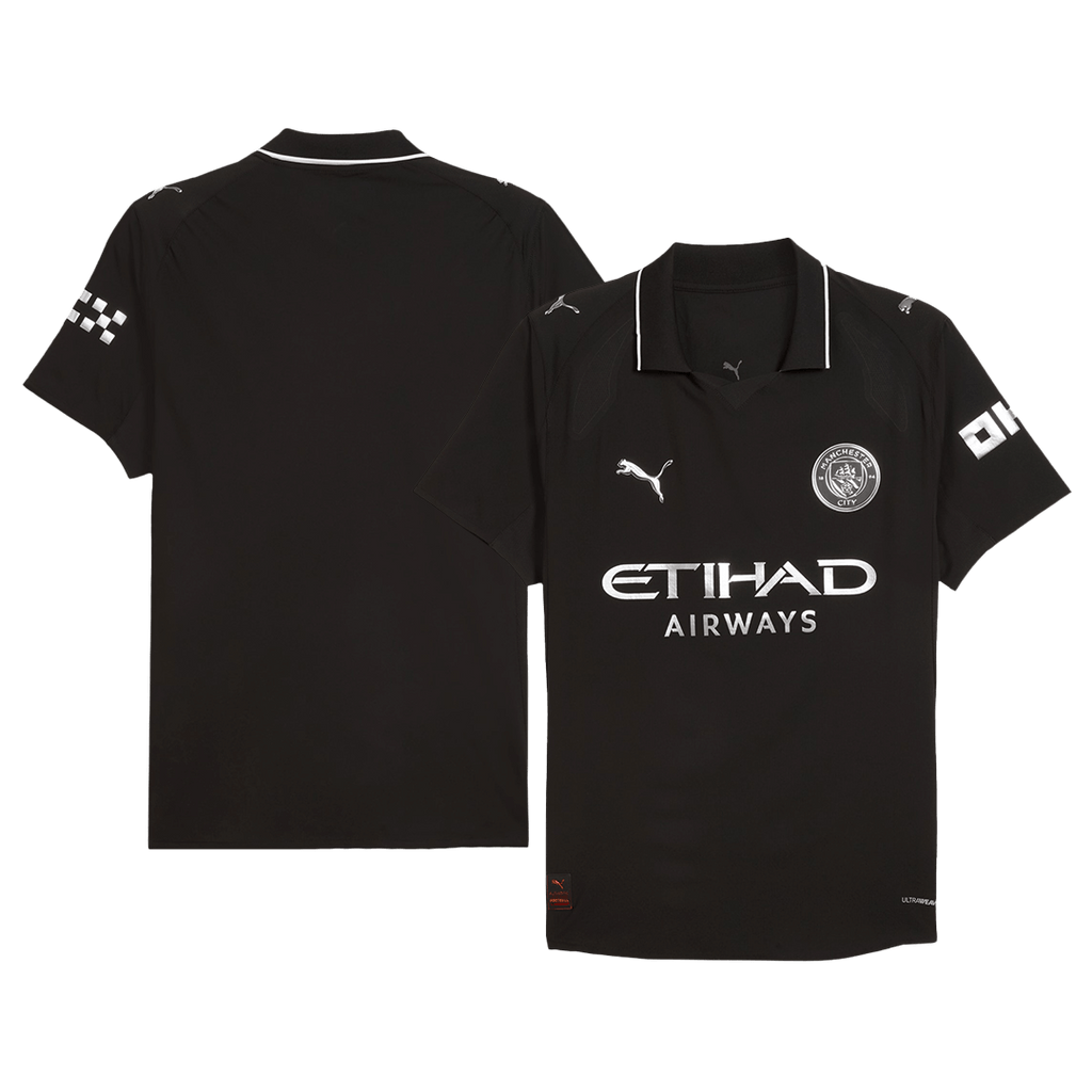 Manchester City Away Soccer Jersey Authentic 2025/26