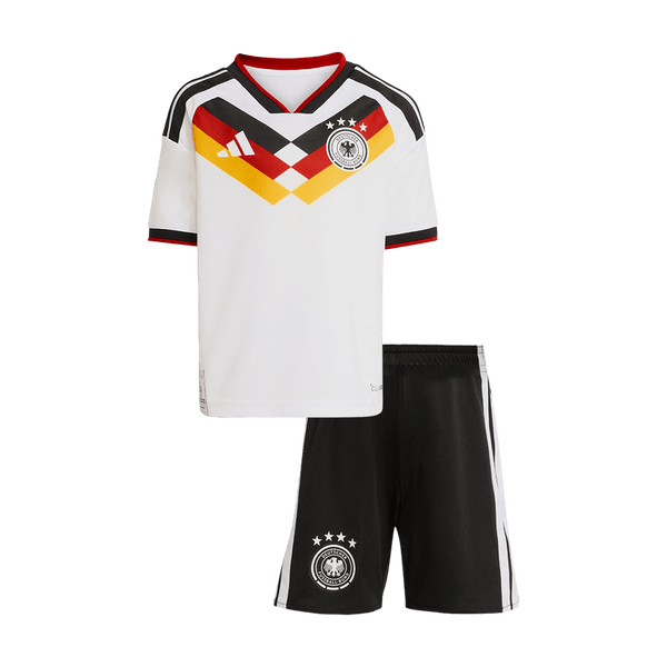 Kid's Germany Home Soccer Jersey Kit(Jersey+Shorts) World Cup 2026 White - Football Shirt | SmartJerseys | Official Quality