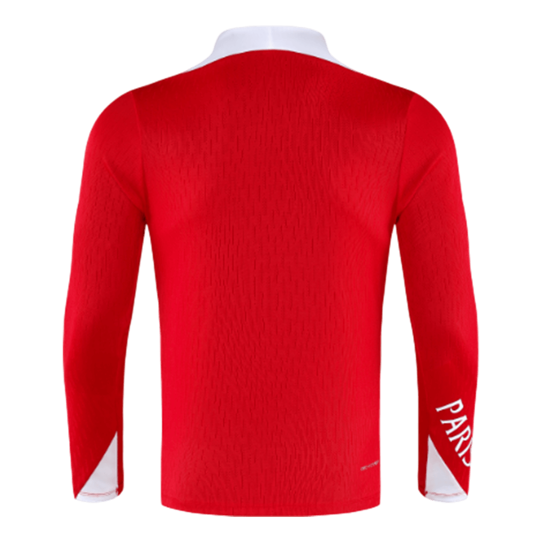 Kid's PSG Zipper Sweatshirt Kit(Top+Pants) 25/26 Red