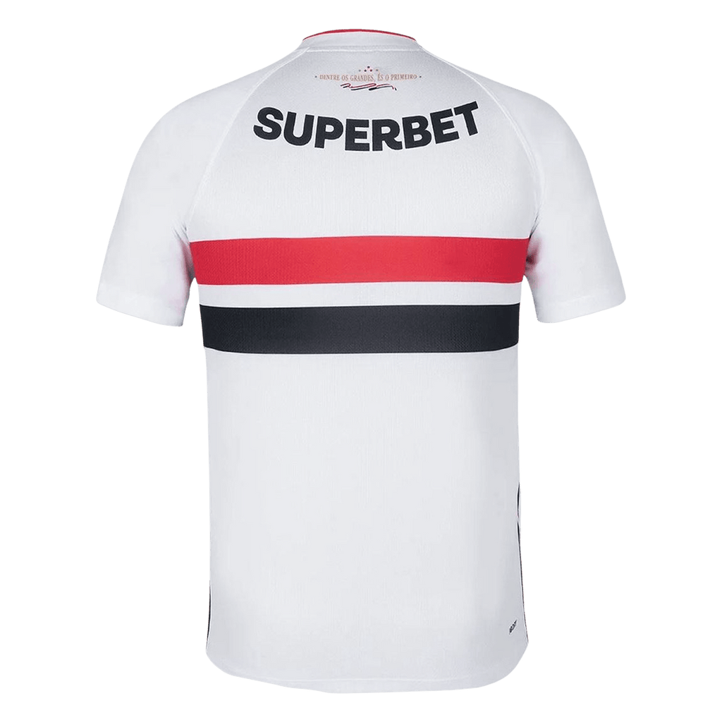 Men Fan Version Sao Paulo Home Soccer Jersey 2026 White