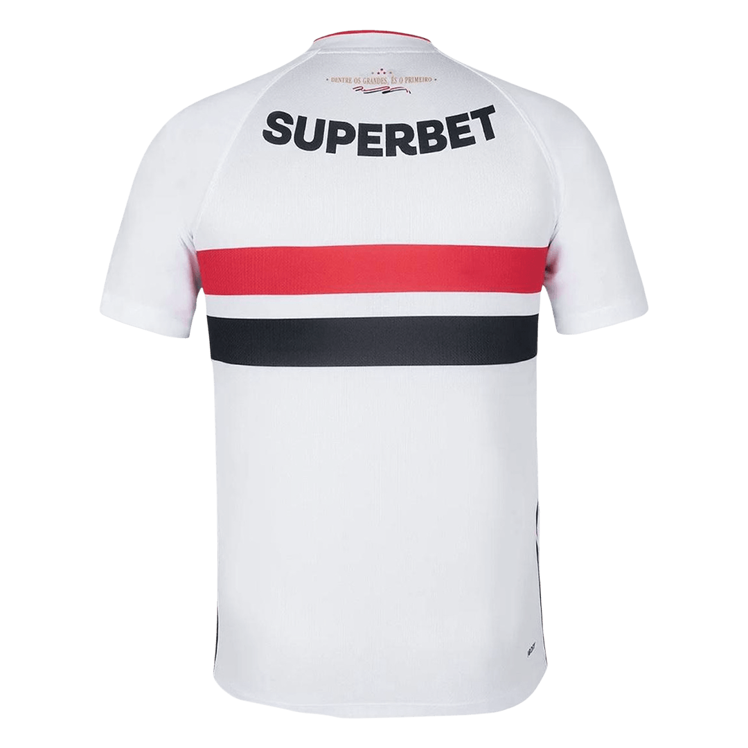 Men Fan Version Sao Paulo Home Soccer Jersey 2026 White