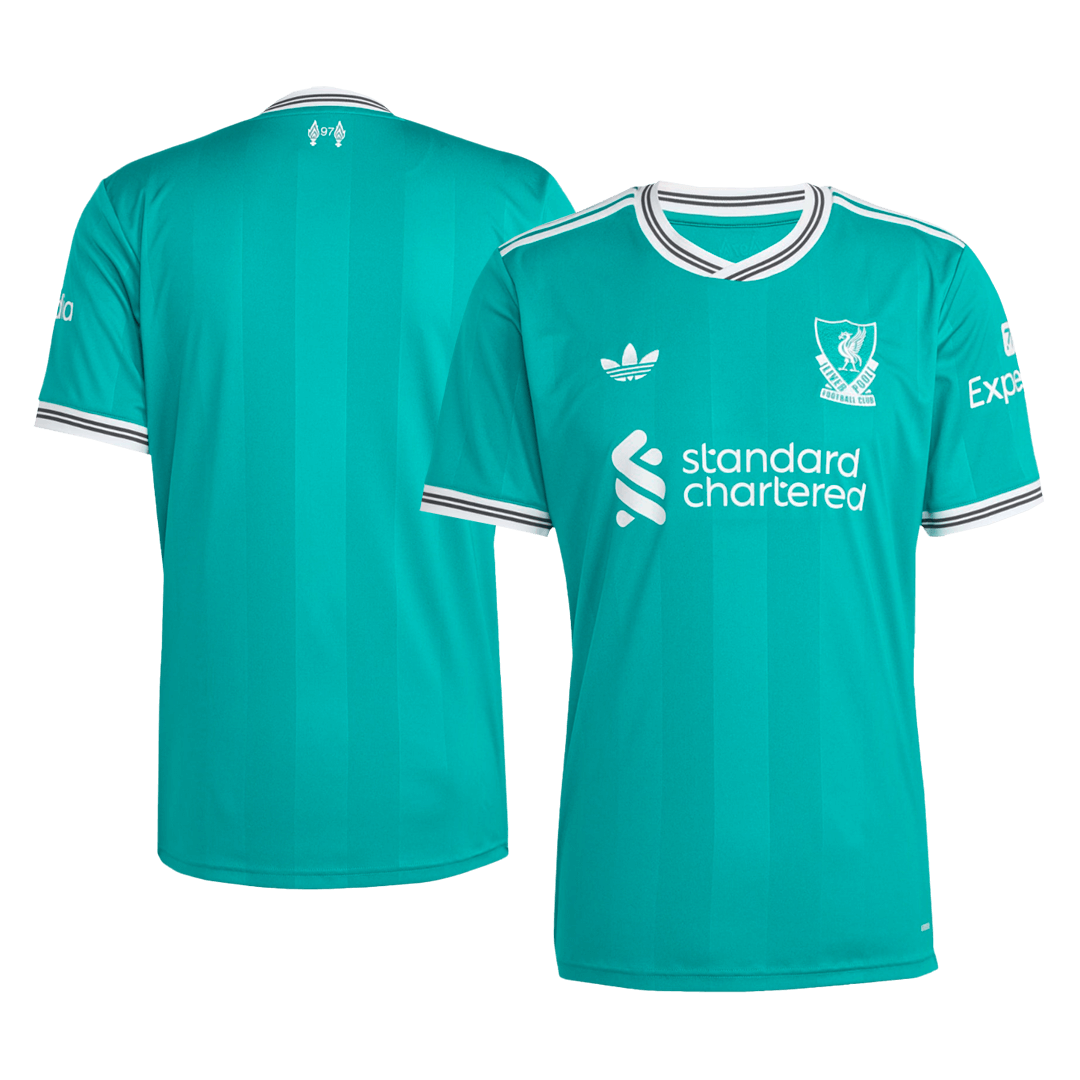 Camiseta de fútbol de visitante del Liverpool 2025/26
