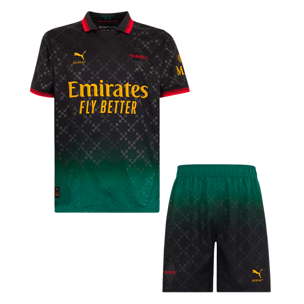 AC Milan Fourth Away Soccer Jersey Kit 2024/25 (Jersey+Shorts) - Football Shirt | SmartJerseys | Official Quality