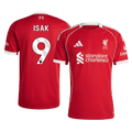 Liverpool ISAK #9 Home Soccer Jersey 2025/26 - Football Shirt | SmartJerseys | Official Quality