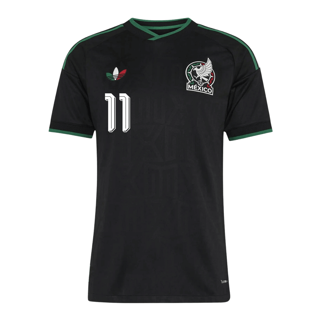 S.GIMENEZ #11 Player Version Mexico Third Soccer Jersey World Cup 2026 Black