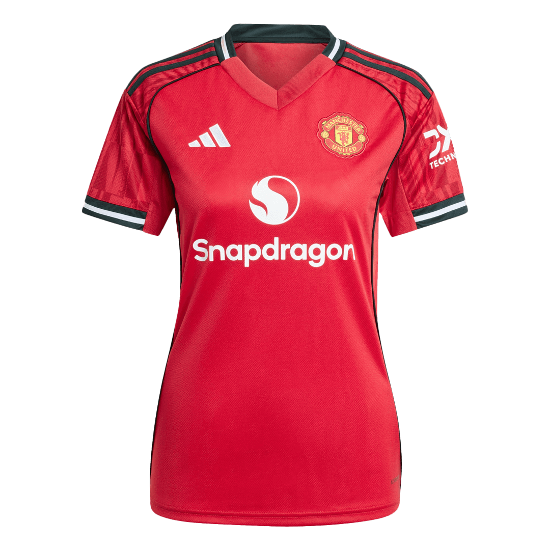 Women's Manchester United Home Soccer Jersey 2025/26 - Football Shirt | SmartJerseys | Official Quality