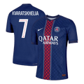PSG KVARATSKHELIA #7 Home Soccer Jersey Authentic 2025/26 - Football Shirt | SmartJerseys | Official Quality