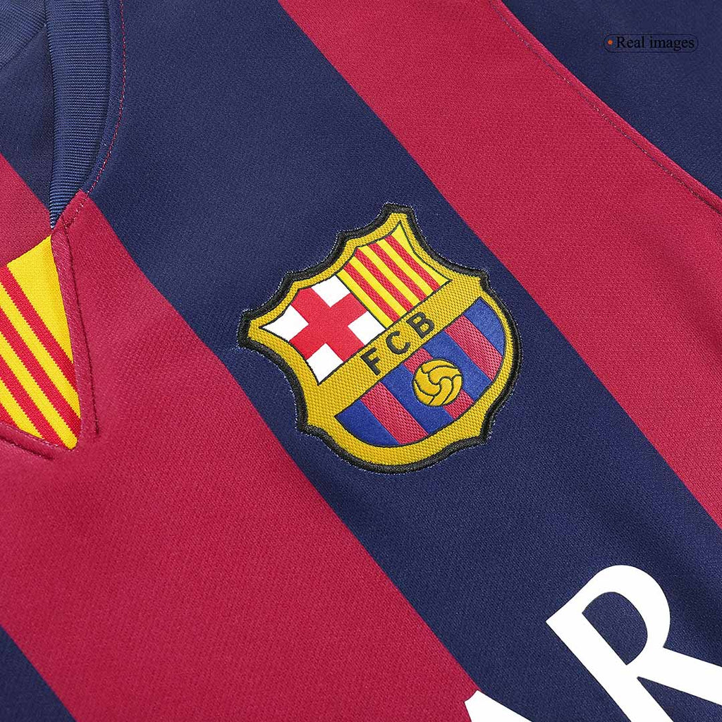 Camiseta retro de fútbol local del Barcelona NEYMAR JR #11 2014/15 
