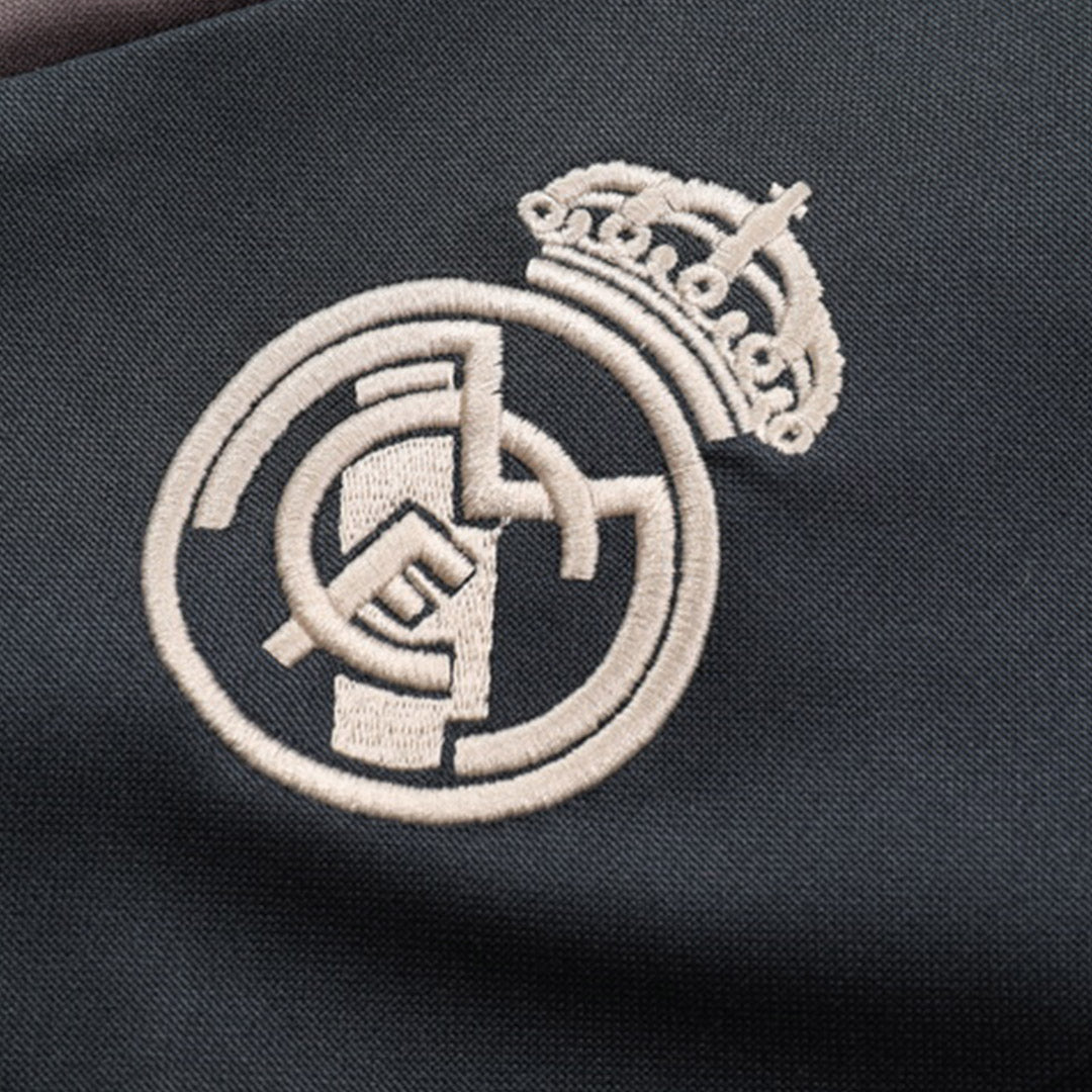 Real Madrid Sweatshirt Kit 2024/25 - Gray (Top+Pants)