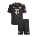 Kid's Bayern Munich Third Away Soccer Jersey Kit(Jersey+Shorts) 25/26 Black - Football Shirt | SmartJerseys | Official Quality