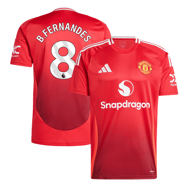 Manchester United B.FERNANDES #8 Home Jersey 2024/25 - Football Shirt | SmartJerseys | Official Quality