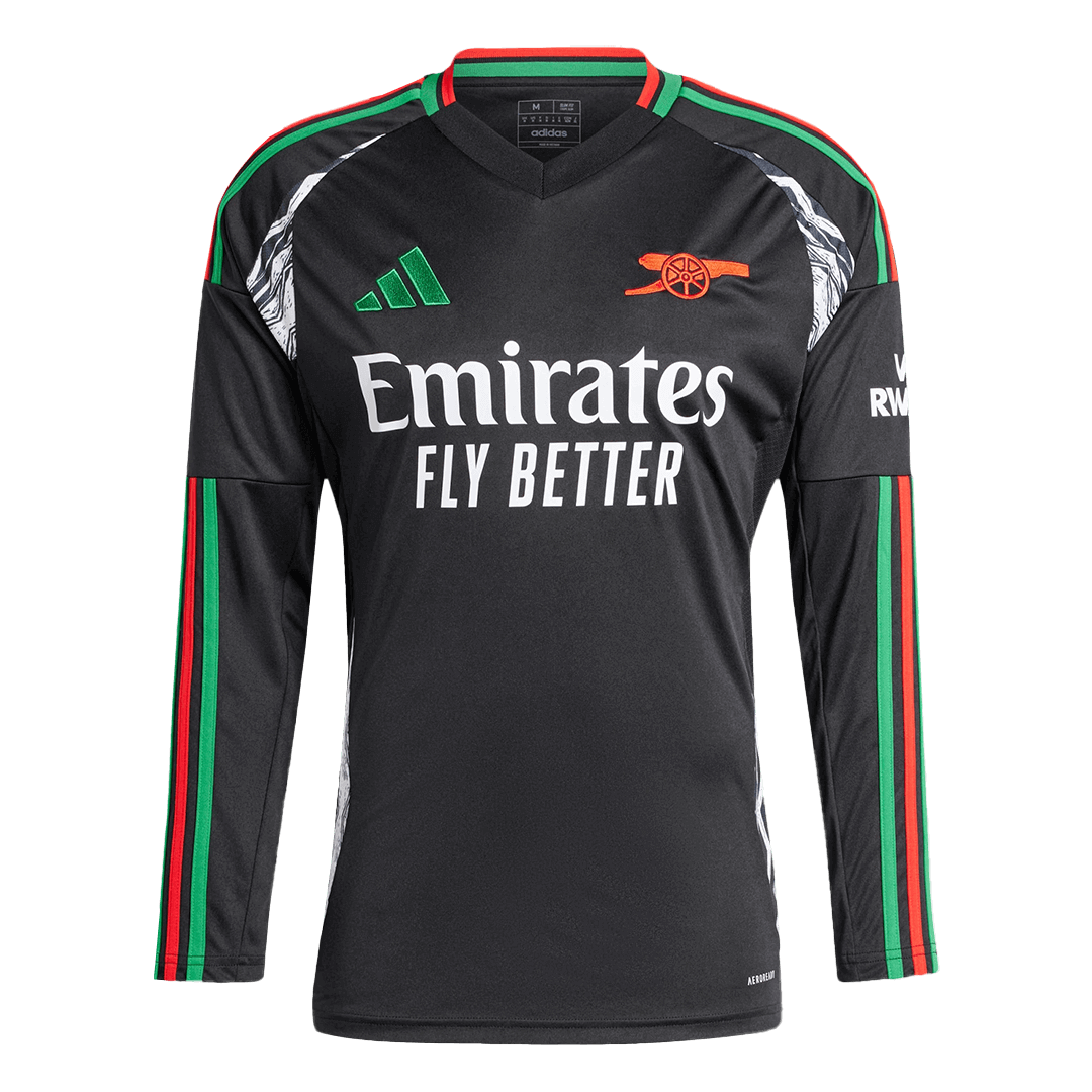 Arsenal Long Sleeve Away Soccer Jersey 2024/25 - Football Shirt | SmartJerseys | Official Quality