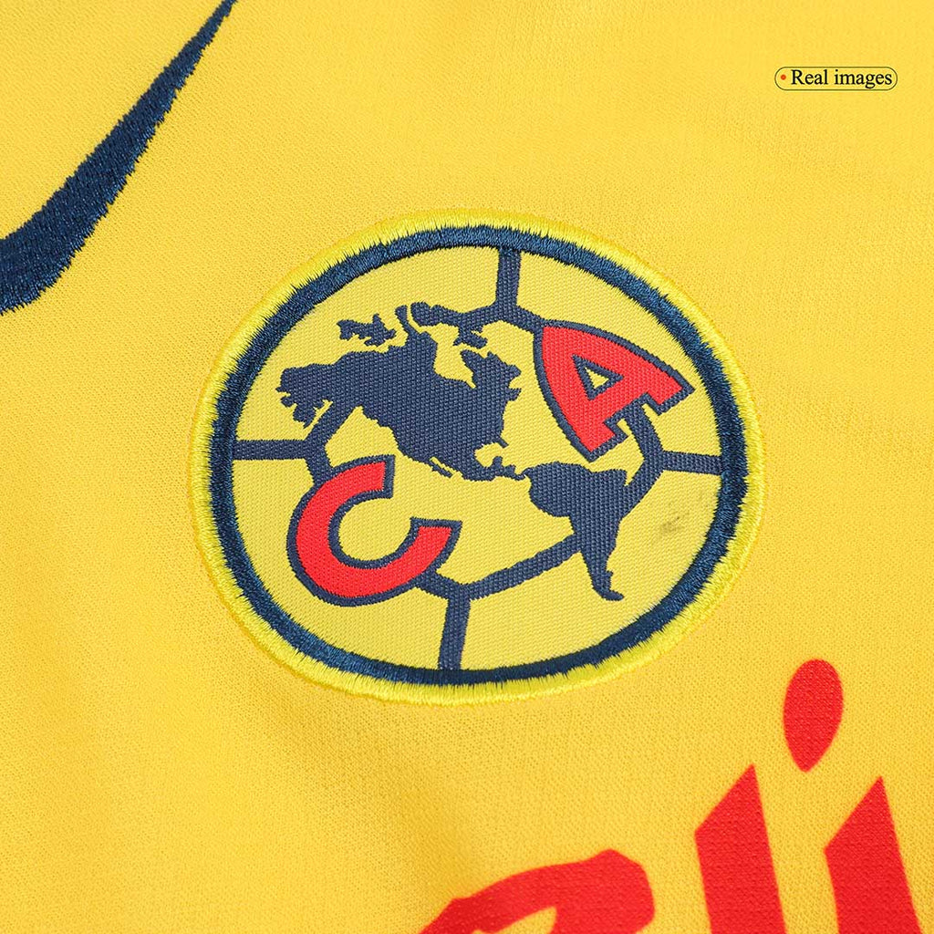 Club America Home Soccer Jersey Kit 2024/25 Kids(Jersey+Shorts)