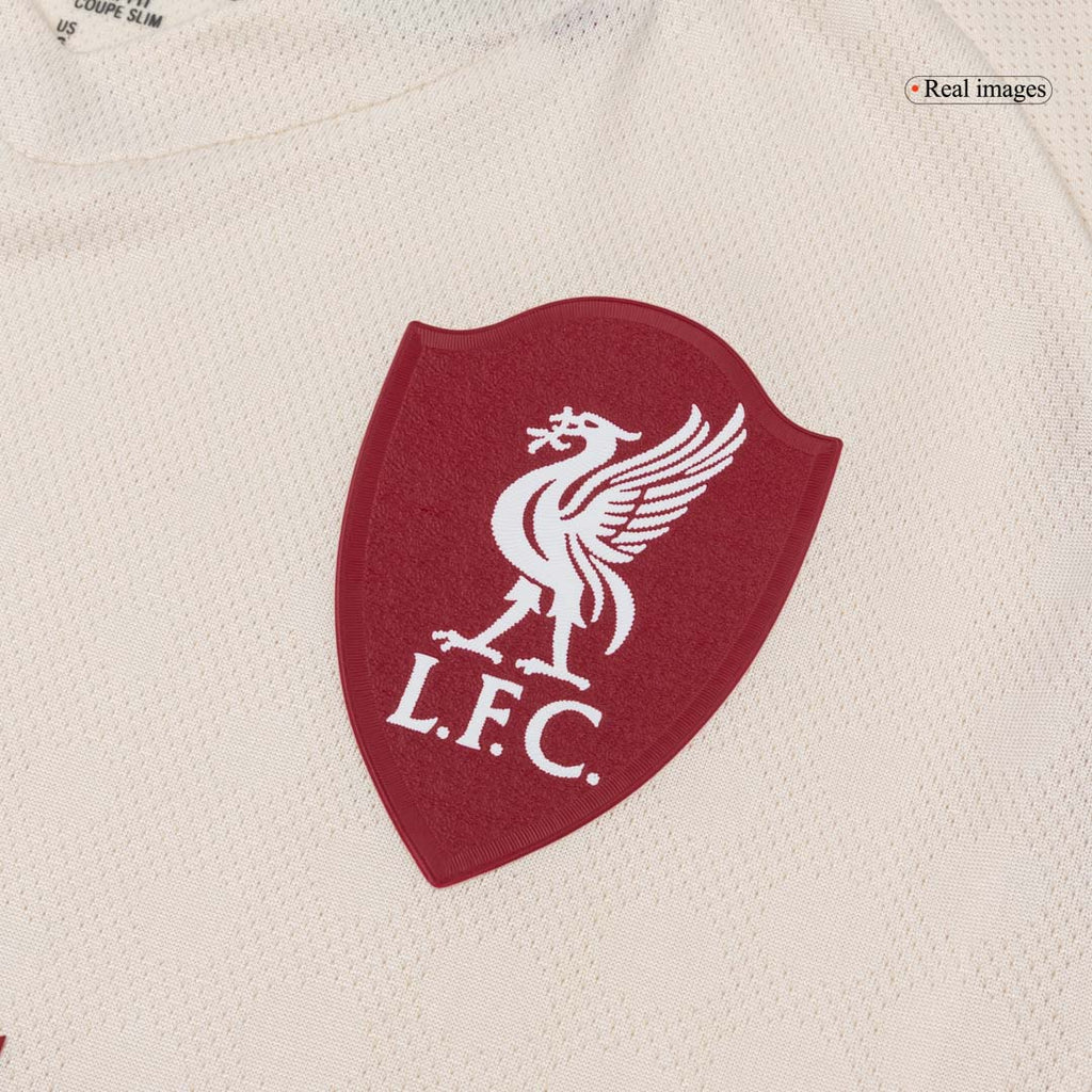 GAKPO #18 Authentic Liverpool Away Soccer Jersey 25/26 White