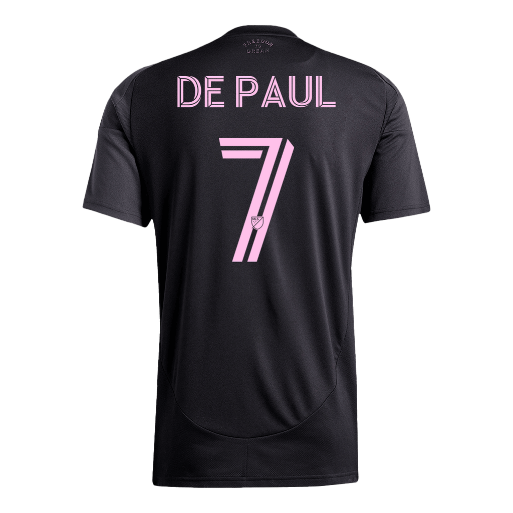 Maillot extérieur 2025 de De Paul, Inter Miami CF, numéro 7