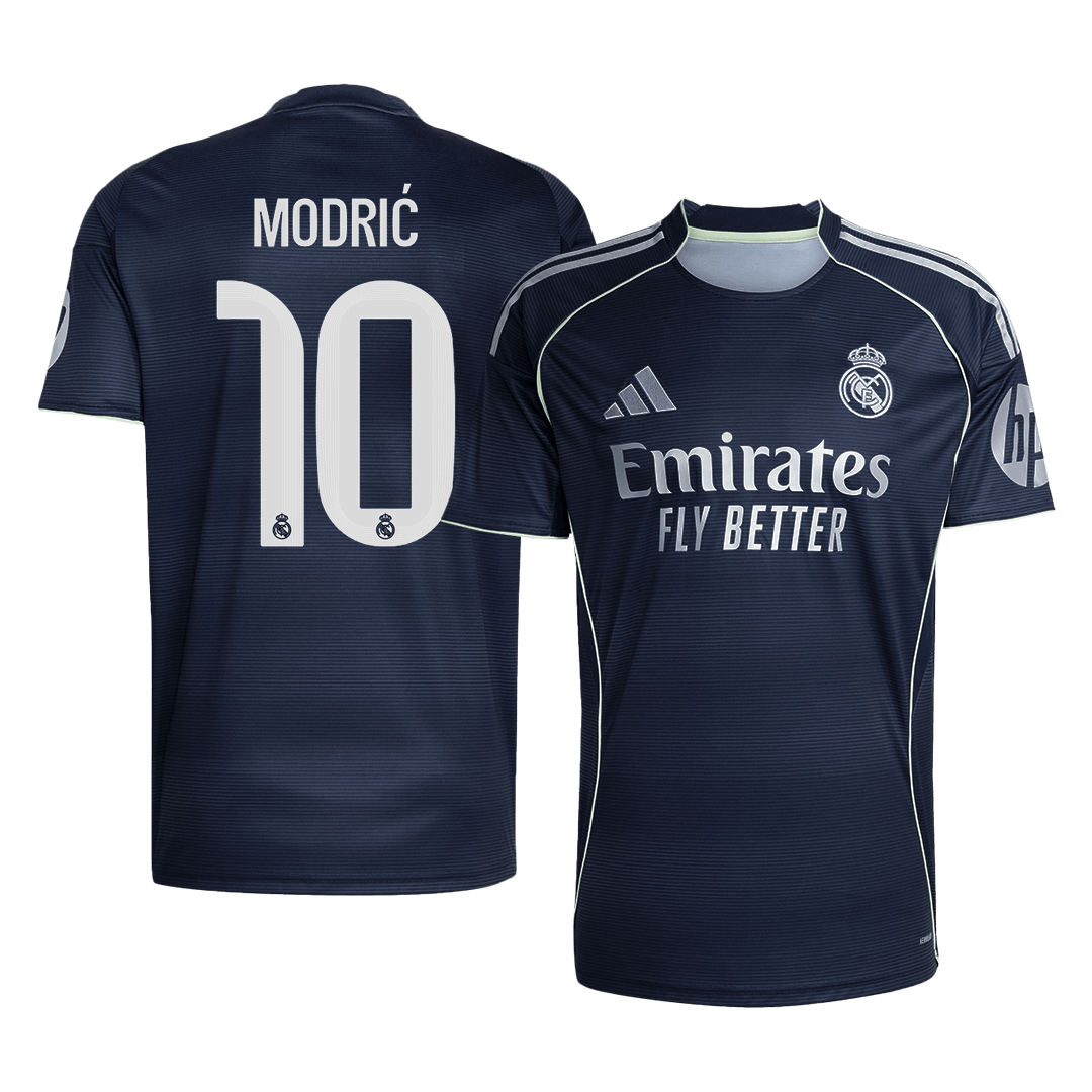 Real Madrid MODRIĆ #10 Away Soccer Jersey 2025/26 - Football Shirt | SmartJerseys | Official Quality