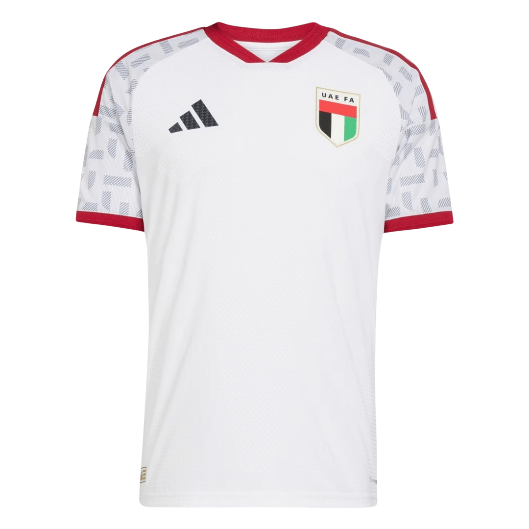 United Arab Emirates Home Soccer Jersey World Cup 2026 White - Football Shirt | SmartJerseys | Official Quality