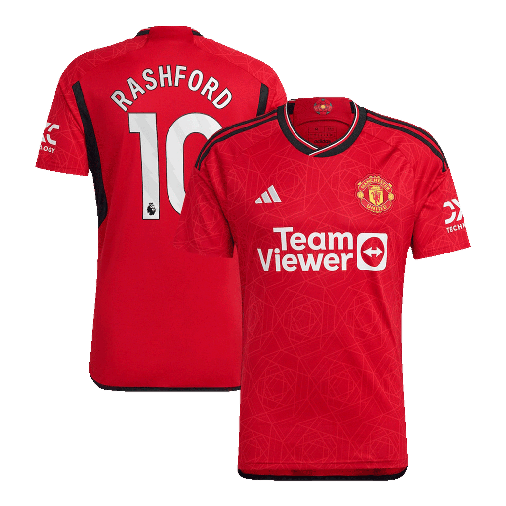 Manchester United RASHFORD #10 Home Jersey 2023/24 - Football Shirt | SmartJerseys | Official Quality