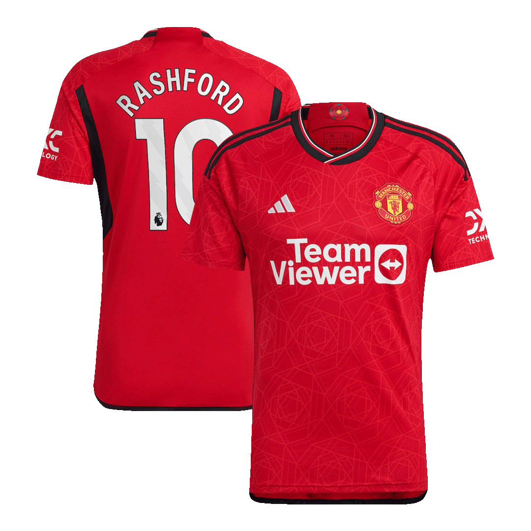 Manchester United RASHFORD #10 Home Jersey 2023/24 - Football Shirt | SmartJerseys | Official Quality