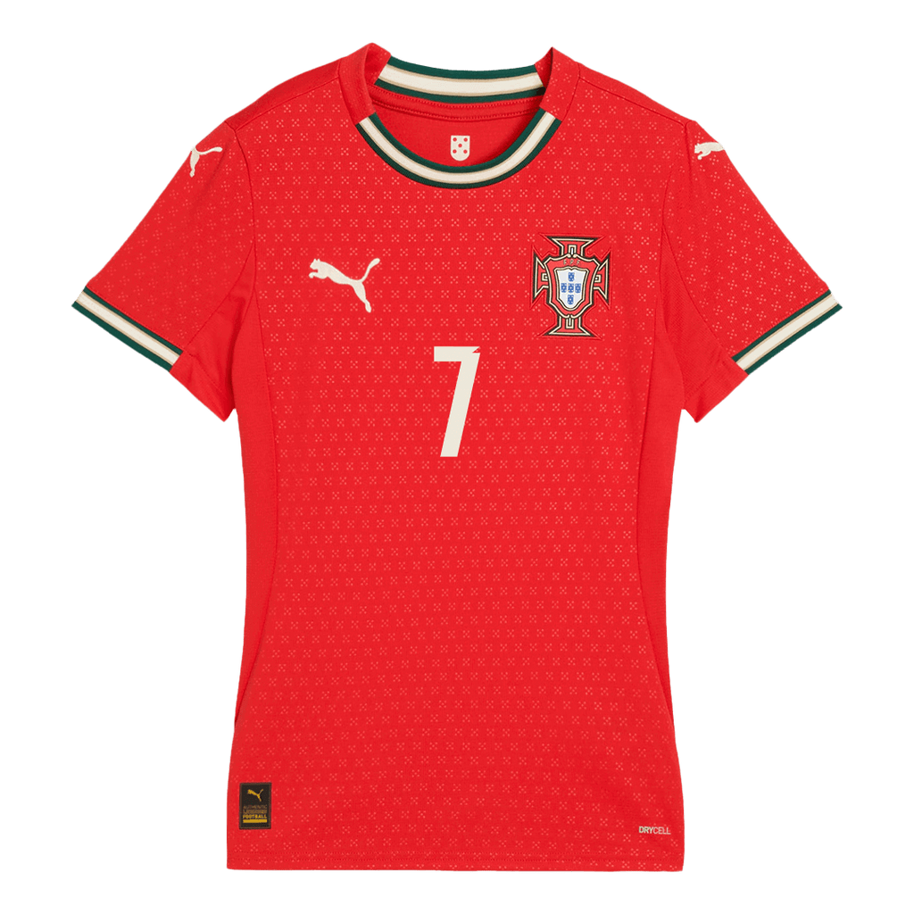 Women's Portugal RONALDO #7 Home Soccer Jersey 2025