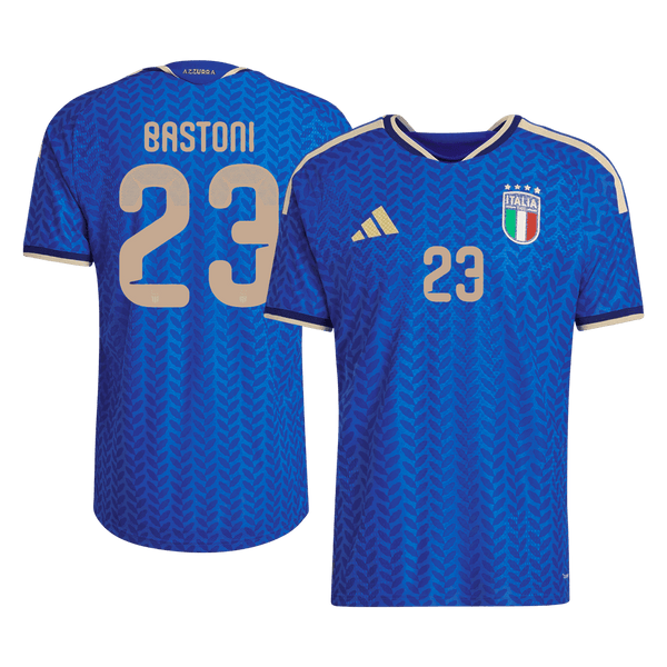 Italy BASTONI #23 Home Soccer Jersey Authentic 2026 - Football Shirt | SmartJerseys | Official Quality
