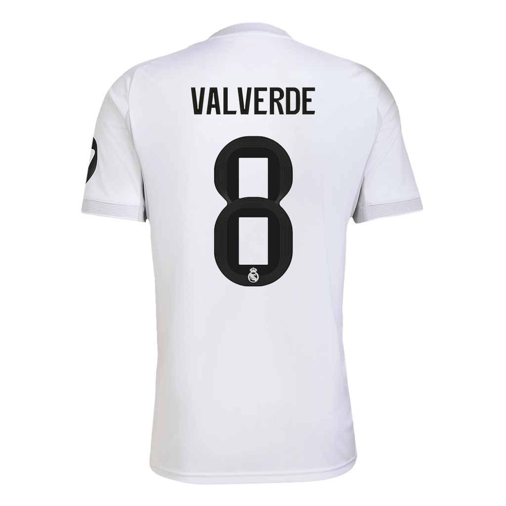 Real Madrid VALVERDE #8 Home Soccer Jersey 2025/26