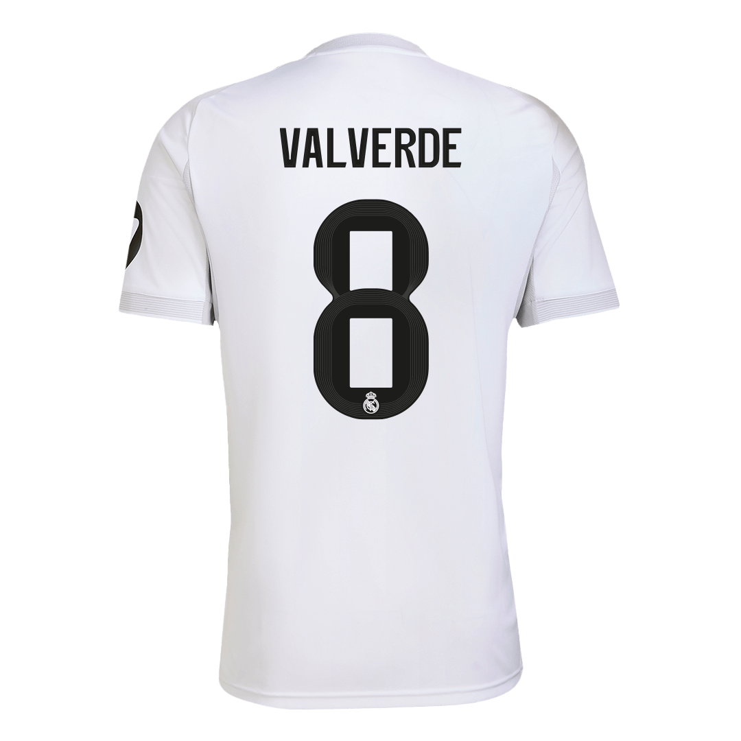 Real Madrid VALVERDE #8 Home Soccer Jersey 2025/26