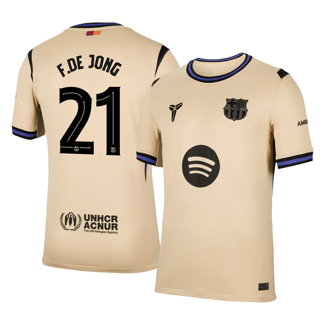 Barcelona F.DE JONG #21 Away Soccer Jersey 2025/26 - UCL Edition - Football Shirt | SmartJerseys | Official Quality