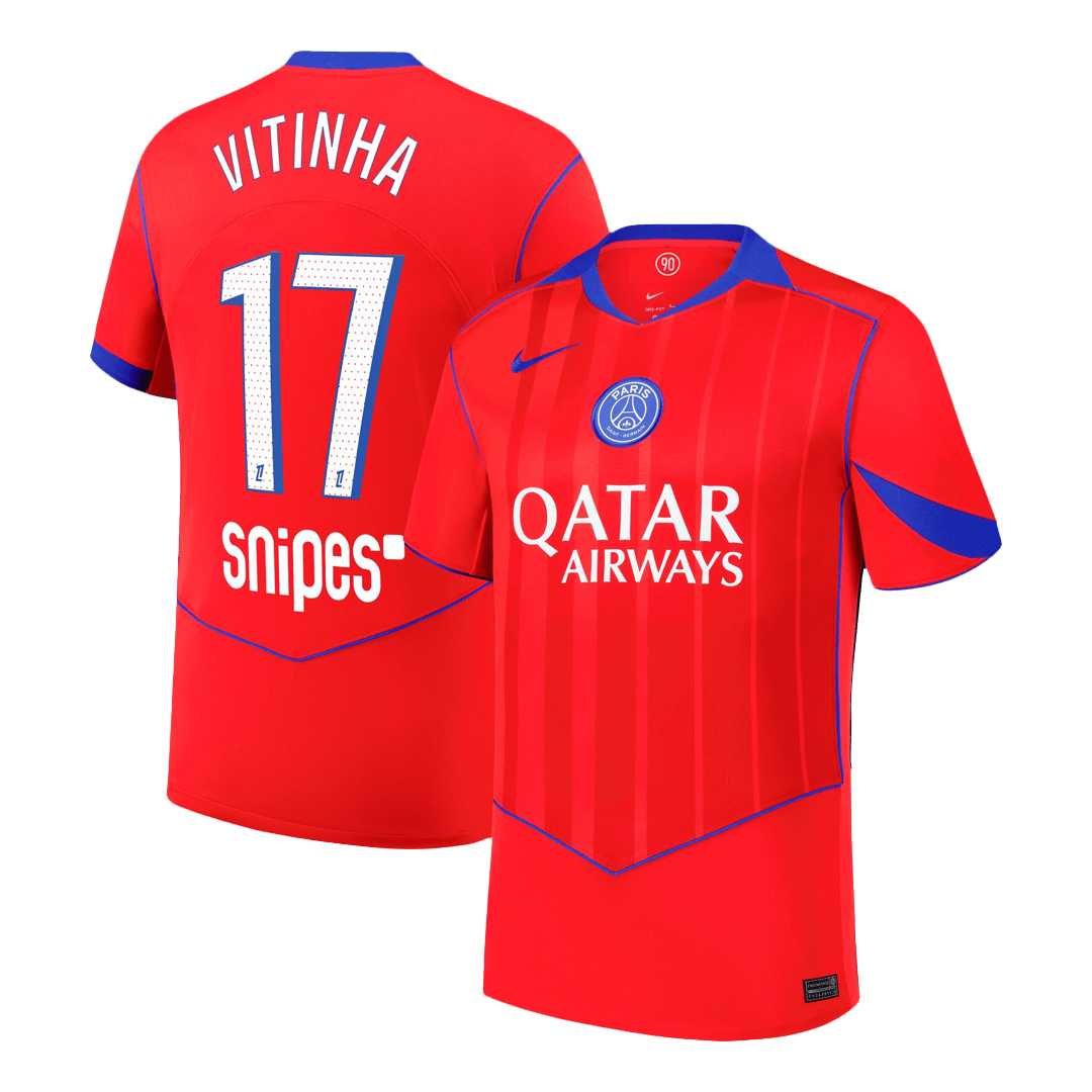 PSG VITINHA #17 Third Away Soccer Jersey 2025/26 - Football Shirt | SmartJerseys | Official Quality