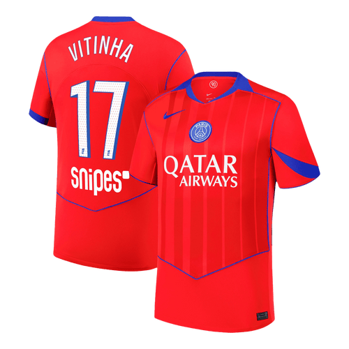 2025/26 PSG VITINHA #17 Third Away Soccer Jersey - Football Shirt | SmartJerseys | Official Quality