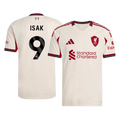 Liverpool ISAK #9 Away Soccer Jersey 2025/26 - Football Shirt | SmartJerseys | Official Quality
