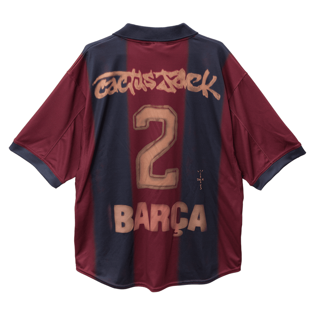 Barcelona Home Soccer Jersey Retro 2000/01