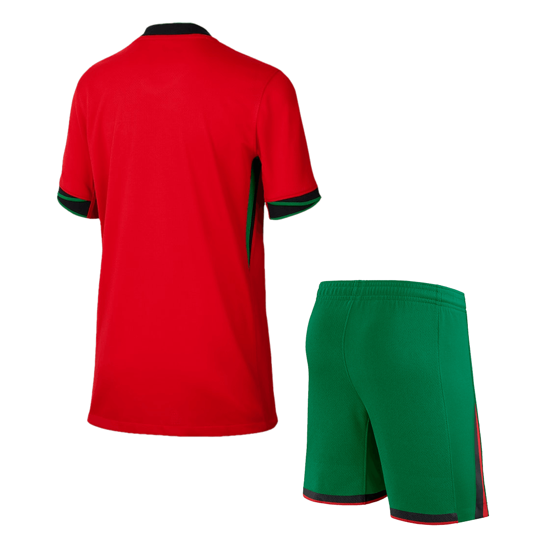 Maillot domicile du Portugal pour enfants (maillot + short) EURO 2024 