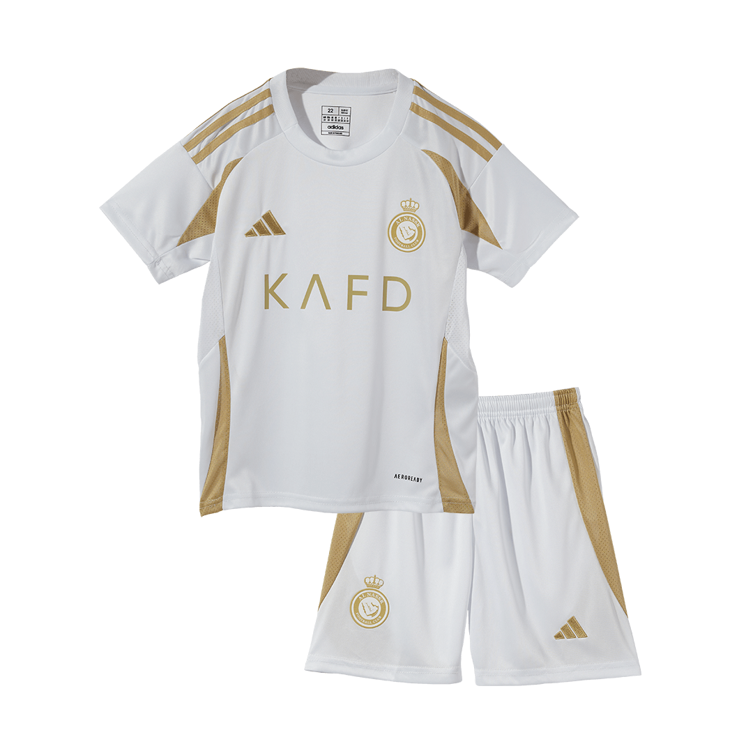 Maillot extérieur troisième d'Al Nassr pour enfants 2024/25 (Maillot + Short)