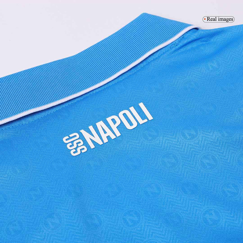 Camiseta de fútbol local auténtica del Napoli LUKAKU #11 2024/25