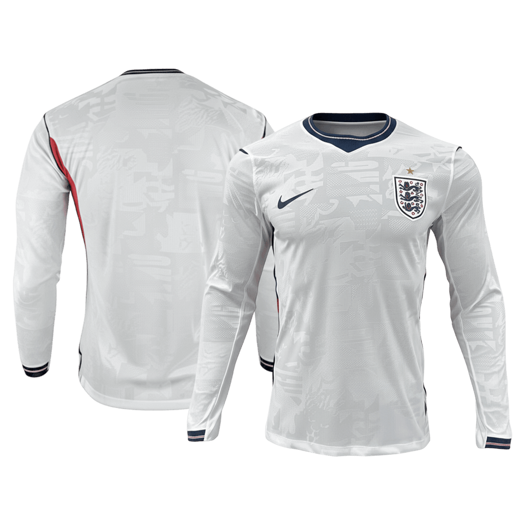 Camiseta de fútbol local de manga larga de Inglaterra 2026