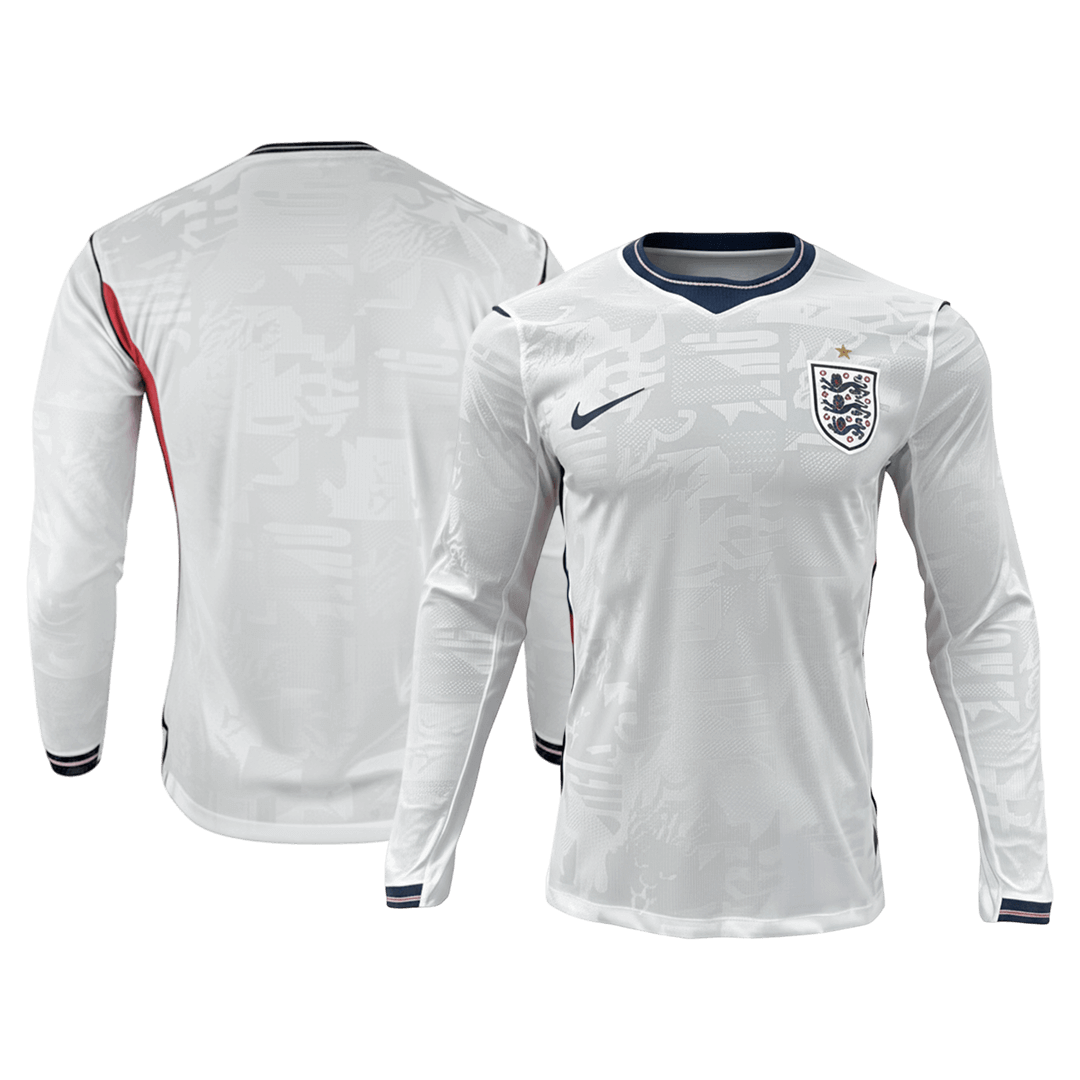 Camiseta de fútbol local de manga larga de Inglaterra 2026