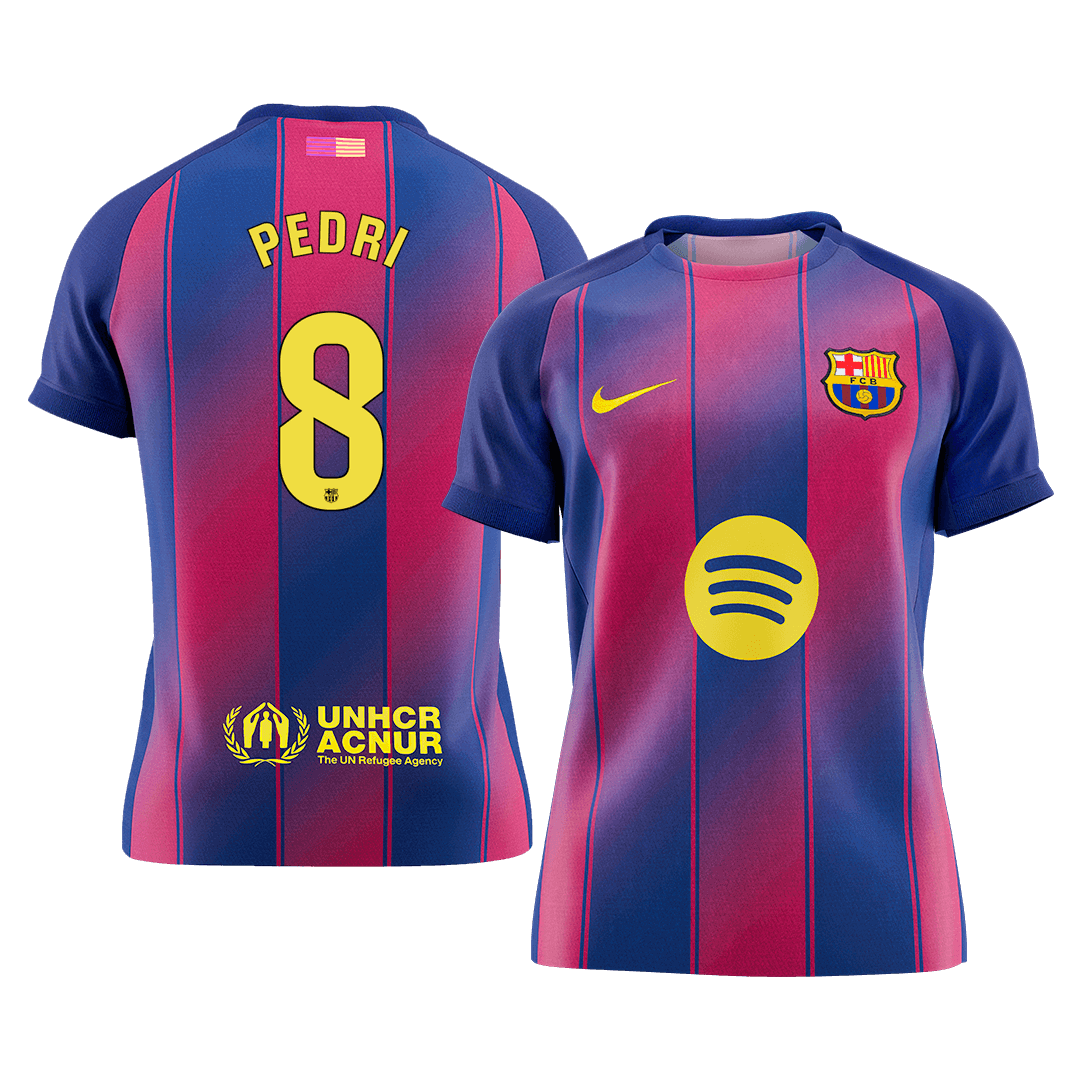 Barcelona PEDRI #8 Home Soccer Jersey 2025/26 - Football Shirt | SmartJerseys | Official Quality