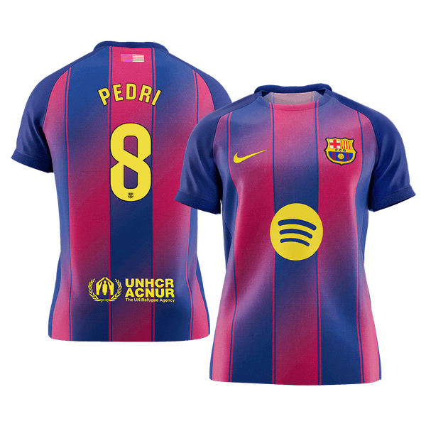 Barcelona PEDRI #8 Home Soccer Jersey 2025/26 - Football Shirt | SmartJerseys | Official Quality