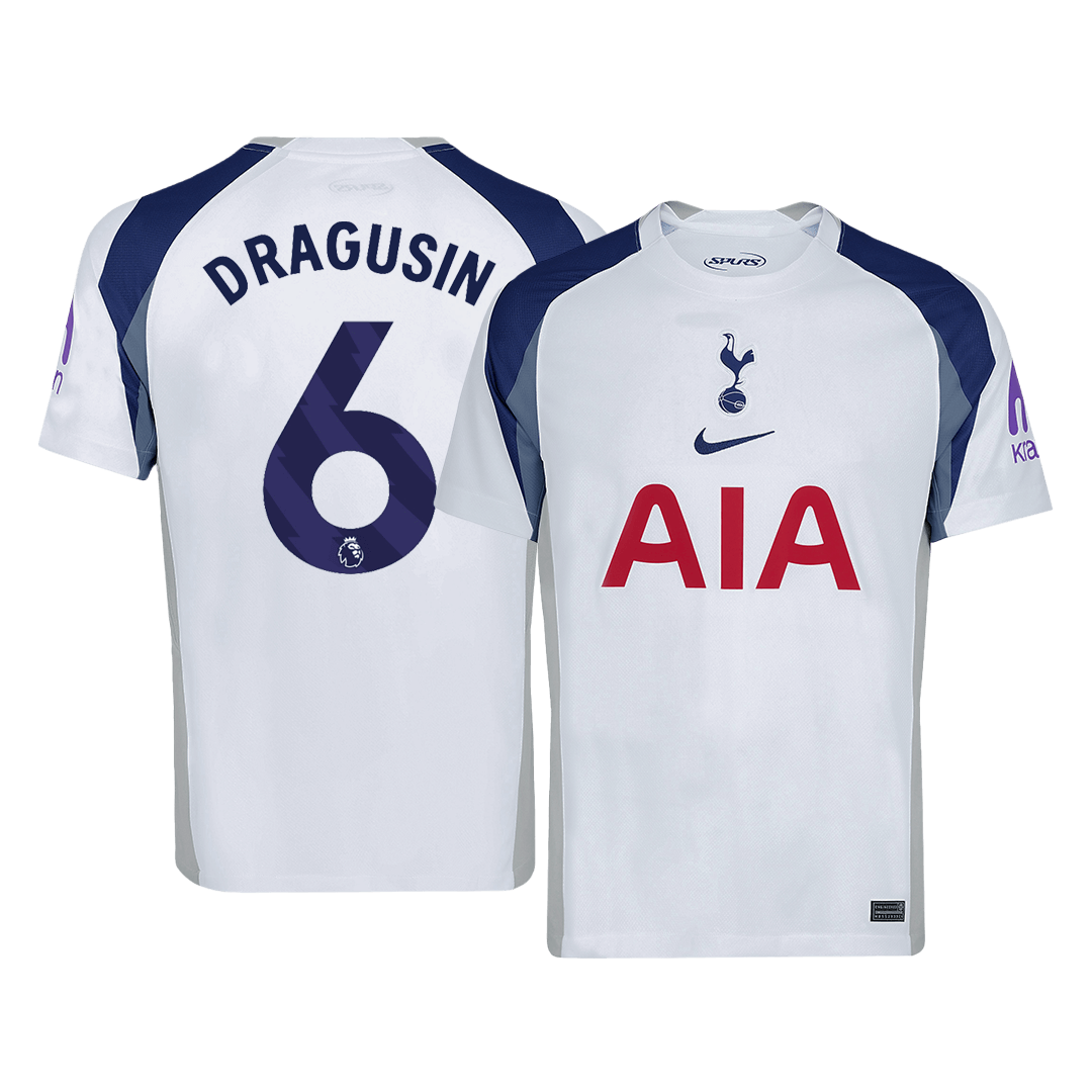 Tottenham Hotspur DRAGUSIN #6 Home Soccer Jersey 2025/26 - Football Shirt | SmartJerseys | Official Quality