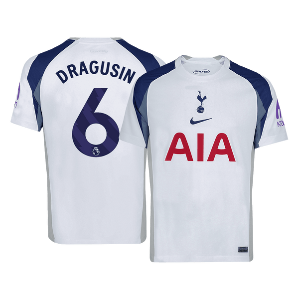 Tottenham Hotspur DRAGUSIN #6 Home Soccer Jersey 2025/26 - Football Shirt | SmartJerseys | Official Quality